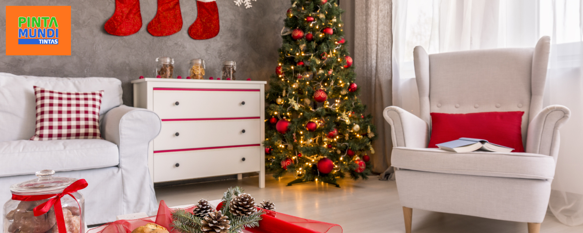 Preparando a casa para o Natal: uma boa pintura deixa a casa nova, sem gastar muito. Conheça as cores que são tendência para este final 