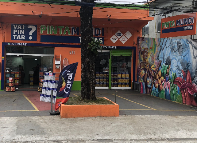 Fachada Pinta Mundi Tintas - CACHAMBI - RJ